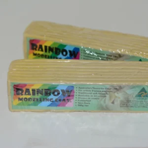 Plasticine Clay White 500g